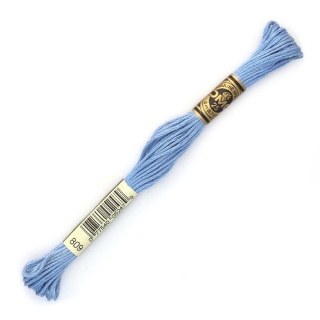 The threads of the DMC 117 (809), 12 pcs. packaged