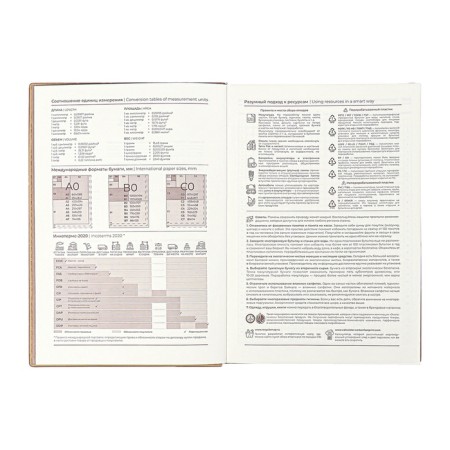 Dated 2025 diary, Escalada, A5+ 176 sheets, integral cover, artificial leather, foil embroidery, lies, block 80 g/m2, beige-8