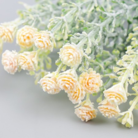 Flowers for decorating "Shabo clove" peach 1 bouquet = 6 heads 17 cm-2