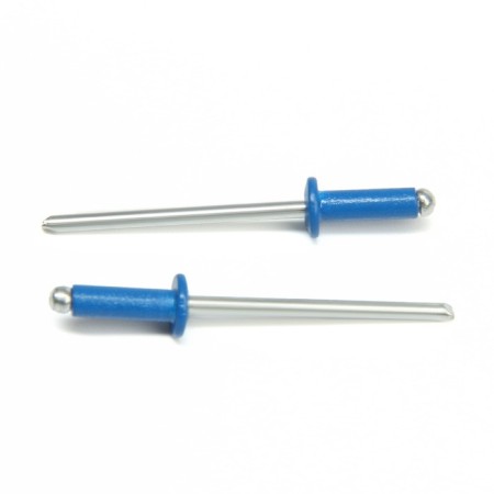 Rolls of the tundra krep, exhaust, aluminum-old, 3.2x8 mm, blue, 50 pcs-1