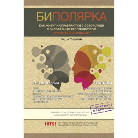 Bipolar: how people with bipolar disorder live and cope with them. A supplemented edition. Pushkina M.