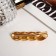 Hair clamp "Jacqueline" links, 6 cm, gold