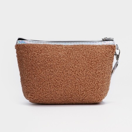 Lightning cosmetic bag, brown color-1