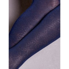 Pantyhose Baby thin cotton conte kids, height 104-110 cm, dark blue color