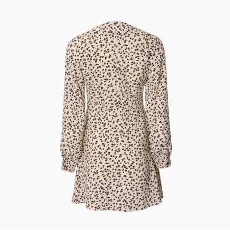 Women's dress with collar Mist p. 46, beige-10