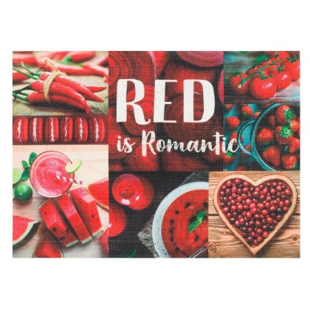 Napkin on the table "Red is romantic" 29*40 cm-1