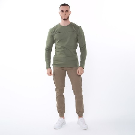 Joggers men's, sandy color, size 38 (58)