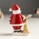 Souvenir Polystone "Grandfather Frost in red caftan and moos" 4x7x11 cm