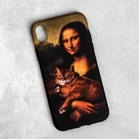 Case for the phone iPhone XR "Mona Lisa", 7.6 x 15.1 cm-2