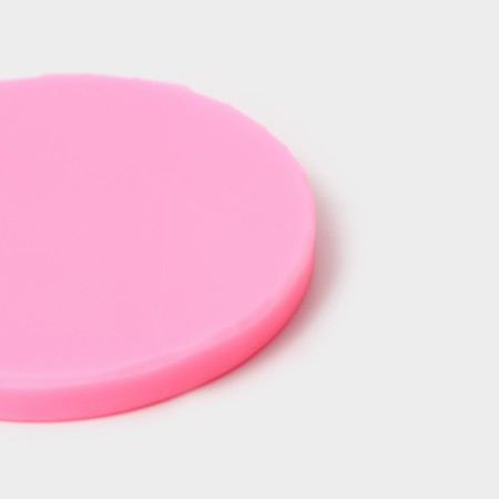 Mold Dolyana "Vegetable Mix", silicone, d = 8 cm, pink color-3