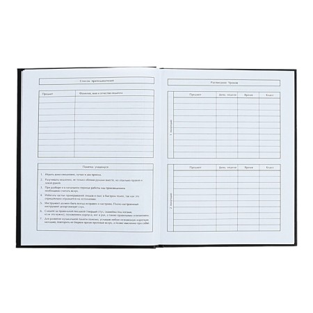 Diary for the MIXTAPE music school, 48 sheets, solid cover, matte lamination, foil embossing, offset block-4