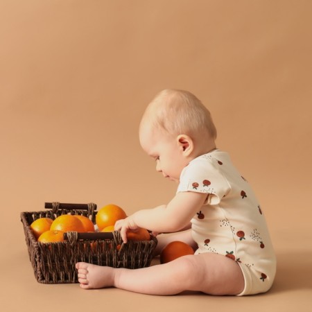 Body Kroshka I'm oranges r. 80-86, milk-2