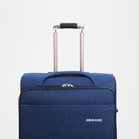 Big suitcase 28 ", a lightning department, code castle, 3 wheels, 2 external pockets, blue color-5