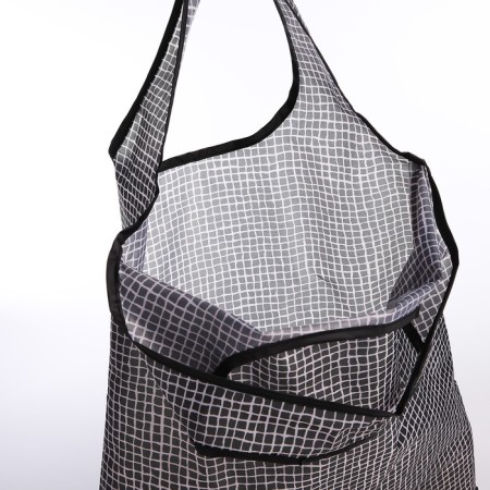 Household bag without fastening, black color-3