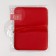 Manicure set, 10 items, in a case, red