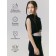 TOP children's amrobaby nood, height 134 cm, black color