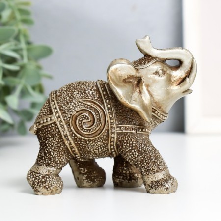 Souvenir Polystone "Sanding Elephants" set 7 pcs h = 10; 9; 7.5; 7; 6.5; 6; 5 cm-4
