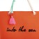 Bag Women's Beach Into the Sea, 50x34.5x14 cm, orange color