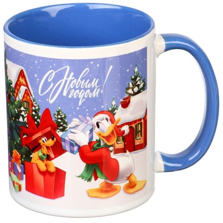 New Year mug 350 ml, Mickey Mouse-1