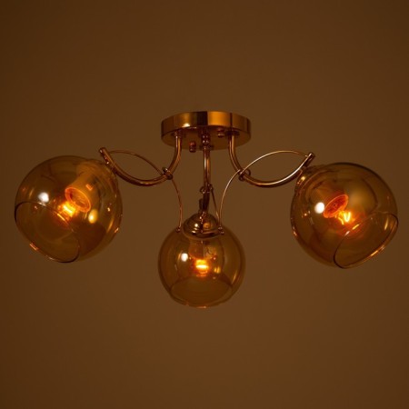 Armand chandelier 3x40W E27 Gold 52x52x20cm Ritter-2