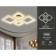 LED ceiling LED with Ambrella Light, Ice, FA1726, 4XLED, 108 W, 8175LUM, 3000-6400K, Chromium Color Chrome