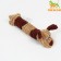 Textile toy "dog", 24 x 8 cm, brown