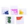 Sort Syporting "Sorters-Stakanchiki: Hydrogel", with tweezers, according to Montessori Methods