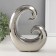 Souvenir Ceramics "Abstraction. Amulet" Silver 17x5.5x19 cm