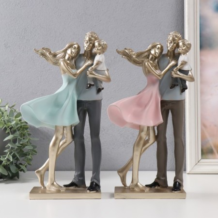 Souvenir Polystone "Happy Family" 31x10x16.5 cm, mix