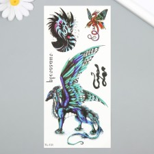 Tattoo on the body color 