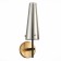 Sconces st. SL1209.301.01. Morave. 1x40 W, E14, 13x39 cm, bronze color, black