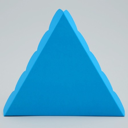 Cookie box, confectionery packaging with PVC lid, “blue”, 18 x 3 cm-4