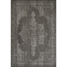 Rectangular carpet Merinos Kair, size 120x170 cm, Gray color