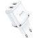 Network charger Hoco N4, 2 USB - 2.4 a, white