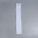 Lightning "Spiral", No. 5, detachable, automatic lock, 50 cm, white/blue color