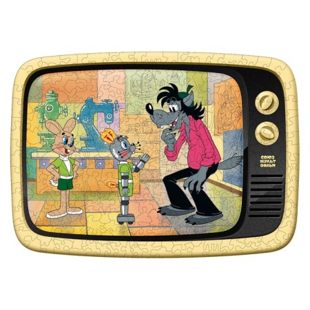 Puzzle-head-headed 3D “Well, wait a minute!”, 40 × 29 cm-4