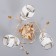 Boni chandelier 3x40W E27 Gold Model: 2638718