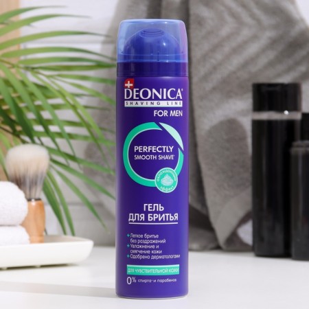 DEONICA for Men shaving gel, for sensitive skin, 200 ml