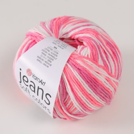 Yarn "Jeans Soft Colors" 55% cotton, 45% acrylic 160m/50g (6206)-1