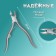 Pigitan nippers, ergonomic handle, curved blade, 12 cm, blade length - 17 mm, silver color