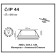 Built -in lamp Novotech, 50 W, Gx5.3, 12 V, 65x65 mm, d = 65 mm, color chromium
