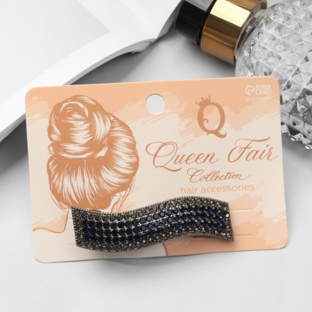 Hair hair clip "Brioni" bend, 6.5 cm-2