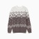 New Year. Knitted children's kaptan scandinavia size 34 (122-128 cm), gray
