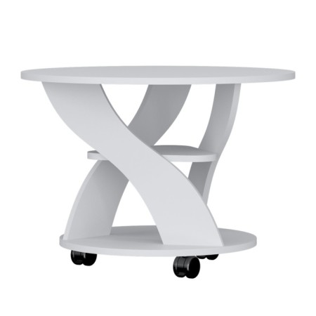 Journal table, 700 × 700 × 495 mm, white color