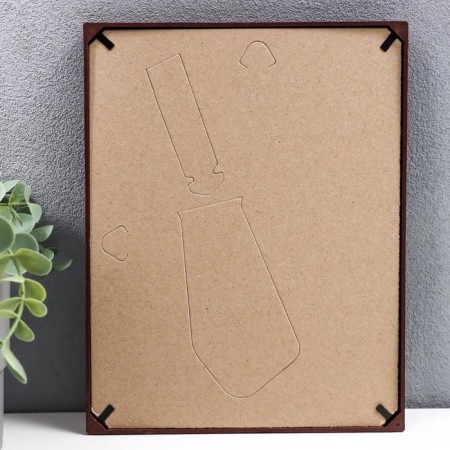 Photo frame plastic L-2 15x21 cm walnut (plastic screen)-2