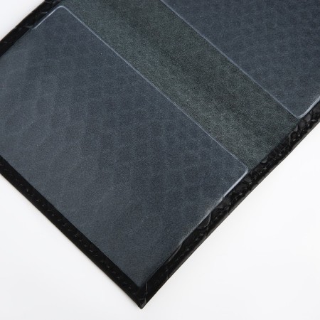 Cover for passport, black color-3