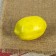 Dove "lemon" 10 cm, yellow