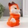 Figure "Fox" height 19 cm, width 12.5 cm, length 11.5 cm