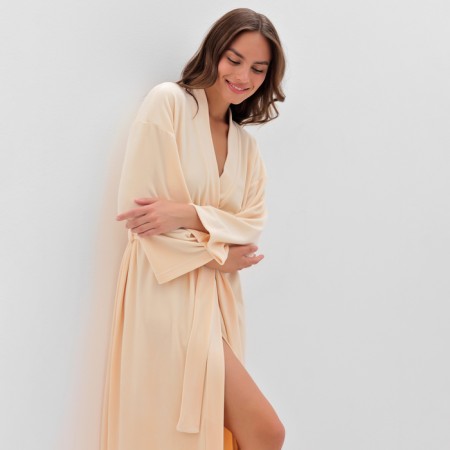 Women's robe KAFTAN PLUSHY p. 52-54, milk-3