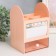 Organizer Casket Plastic "Laconism" pink 12x14.2x21 cm